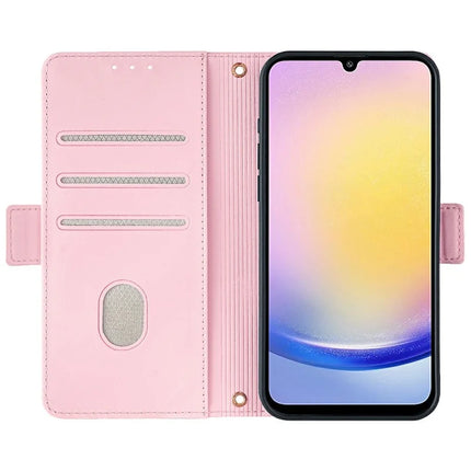 For Samsung Galaxy A15 5G Leather Wallet Case RFID Blocking Stand Cover with Hand Strap