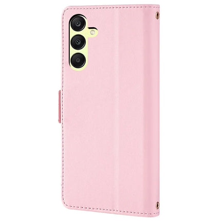For Samsung Galaxy A15 5G Leather Wallet Case RFID Blocking Stand Cover with Hand Strap