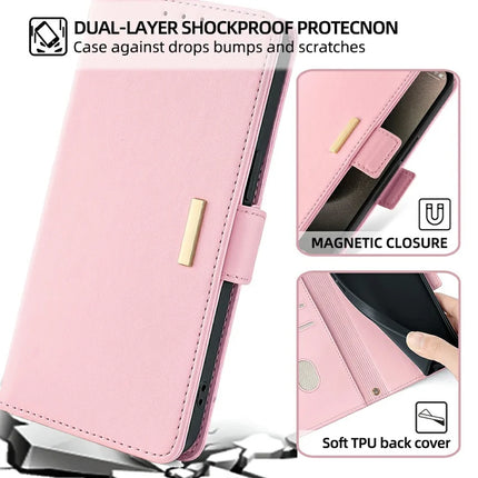 For Honor 200 Lite Leather Wallet Case RFID Blocking Stand Cover with Hand Strap