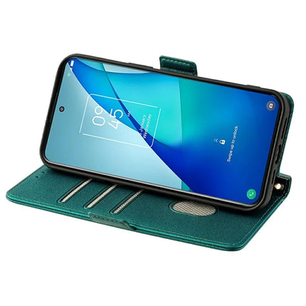 For Honor 200 Lite Leather Wallet Case RFID Blocking Stand Cover with Hand Strap