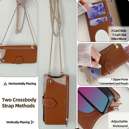 For OnePlus Ace 3 Pro 5G Leather Case Wallet Stand Cover Irregular Tail Style with Chain Strap
