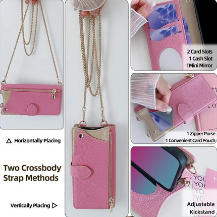 For OnePlus Ace 3 Pro 5G Leather Case Wallet Stand Cover Irregular Tail Style with Chain Strap