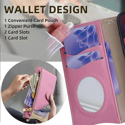 For OnePlus Ace 3 Pro 5G Leather Case Wallet Stand Cover Irregular Tail Style with Chain Strap