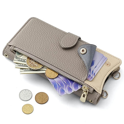 For OnePlus Ace 3 Pro 5G Leather Case Wallet Stand Cover Irregular Tail Style with Chain Strap