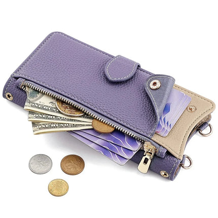 For OnePlus Ace 3 Pro 5G Leather Case Wallet Stand Cover Irregular Tail Style with Chain Strap