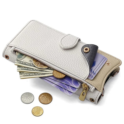 For OnePlus Ace 3 Pro 5G Leather Case Wallet Stand Cover Irregular Tail Style with Chain Strap