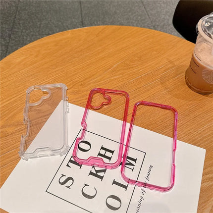 For iPhone 16 Case Detachable 2-in-1 TPU+PC Clear Drop-Proof Phone Cover
