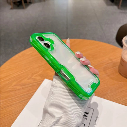 For iPhone 16 Case Detachable 2-in-1 TPU+PC Clear Drop-Proof Phone Cover