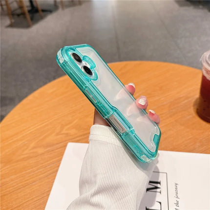 For iPhone 16 Plus Case Detachable 2-in-1 TPU+PC Clear Drop-Proof Phone Cover