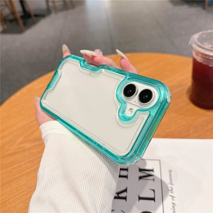 For iPhone 16 Plus Case Detachable 2-in-1 TPU+PC Clear Drop-Proof Phone Cover