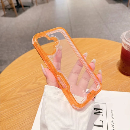 For iPhone 16 Plus Case Detachable 2-in-1 TPU+PC Clear Drop-Proof Phone Cover