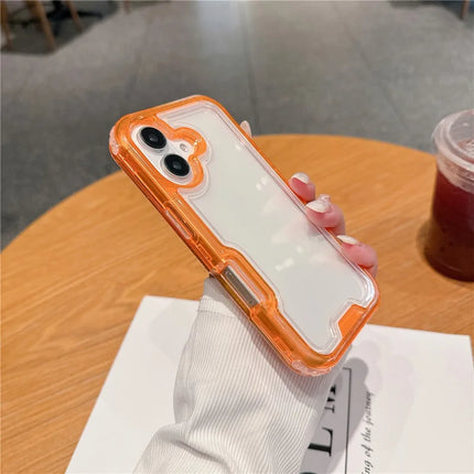For iPhone 16 Plus Case Detachable 2-in-1 TPU+PC Clear Drop-Proof Phone Cover