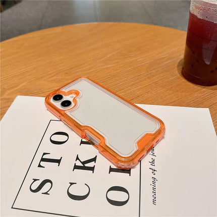 For iPhone 16 Plus Case Detachable 2-in-1 TPU+PC Clear Drop-Proof Phone Cover