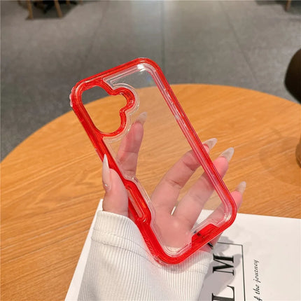 For iPhone 16 Plus Case Detachable 2-in-1 TPU+PC Clear Drop-Proof Phone Cover