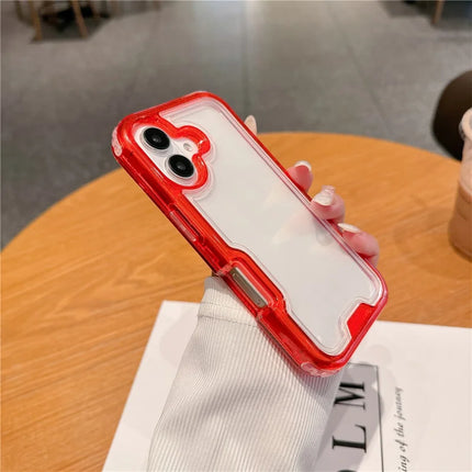 For iPhone 16 Plus Case Detachable 2-in-1 TPU+PC Clear Drop-Proof Phone Cover
