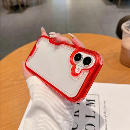 For iPhone 16 Plus Case Detachable 2-in-1 TPU+PC Clear Drop-Proof Phone Cover