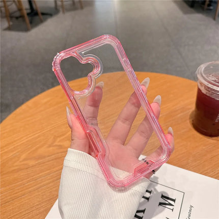 For iPhone 16 Plus Case Detachable 2-in-1 TPU+PC Clear Drop-Proof Phone Cover