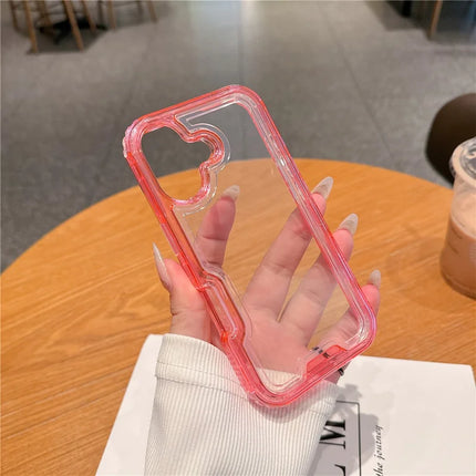 For iPhone 16 Plus Case Detachable 2-in-1 TPU+PC Clear Drop-Proof Phone Cover
