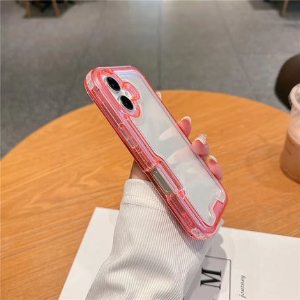 For iPhone 16 Plus Case Detachable 2-in-1 TPU+PC Clear Drop-Proof Phone Cover