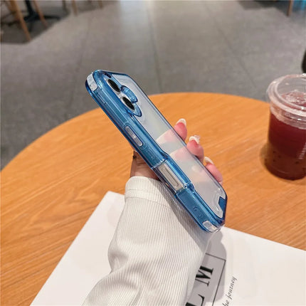 For iPhone 16 Plus Case Detachable 2-in-1 TPU+PC Clear Drop-Proof Phone Cover