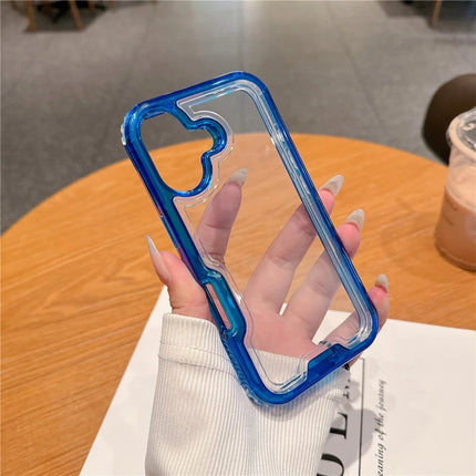 For iPhone 16 Plus Case Detachable 2-in-1 TPU+PC Clear Drop-Proof Phone Cover