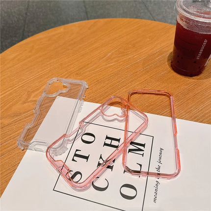 For iPhone 16 Plus Case Detachable 2-in-1 TPU+PC Clear Drop-Proof Phone Cover