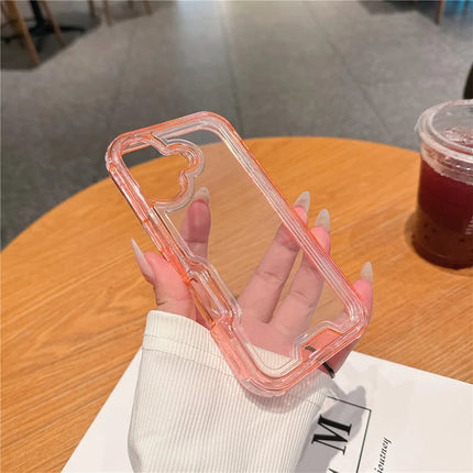 For iPhone 16 Plus Case Detachable 2-in-1 TPU+PC Clear Drop-Proof Phone Cover