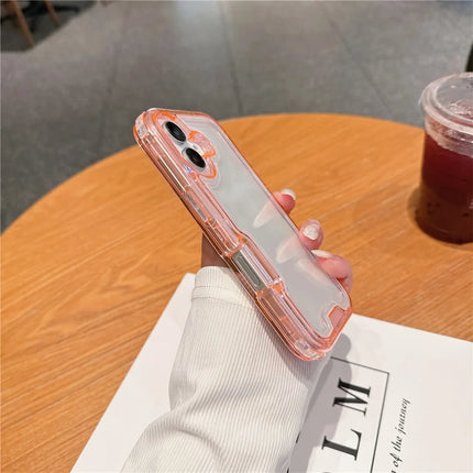 For iPhone 16 Plus Case Detachable 2-in-1 TPU+PC Clear Drop-Proof Phone Cover