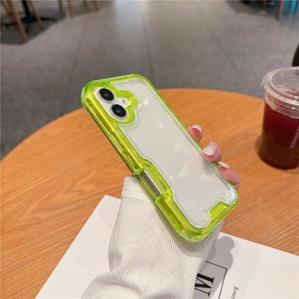 For iPhone 16 Plus Case Detachable 2-in-1 TPU+PC Clear Drop-Proof Phone Cover