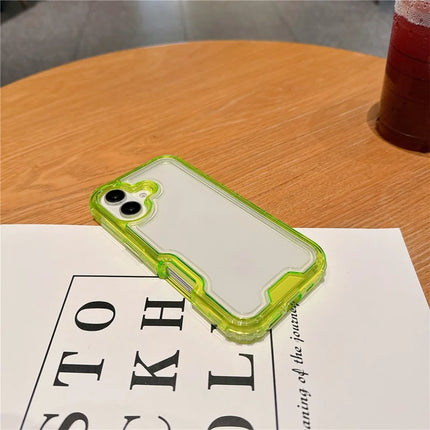 For iPhone 16 Plus Case Detachable 2-in-1 TPU+PC Clear Drop-Proof Phone Cover