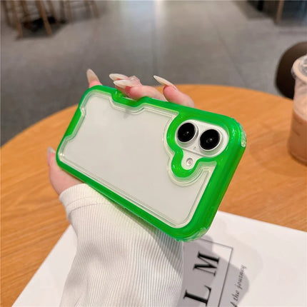 For iPhone 16 Plus Case Detachable 2-in-1 TPU+PC Clear Drop-Proof Phone Cover