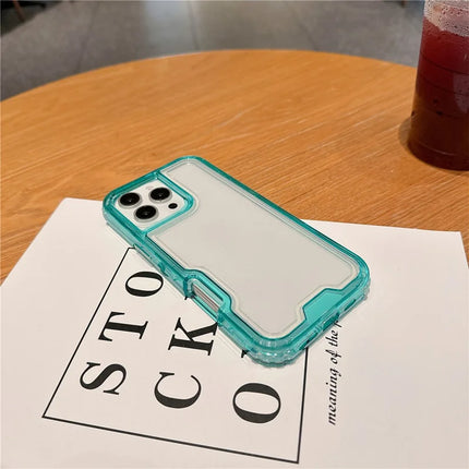 For iPhone 16 Pro Case Detachable 2-in-1 TPU+PC Clear Drop-Proof Phone Cover