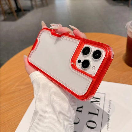For iPhone 16 Pro Case Detachable 2-in-1 TPU+PC Clear Drop-Proof Phone Cover