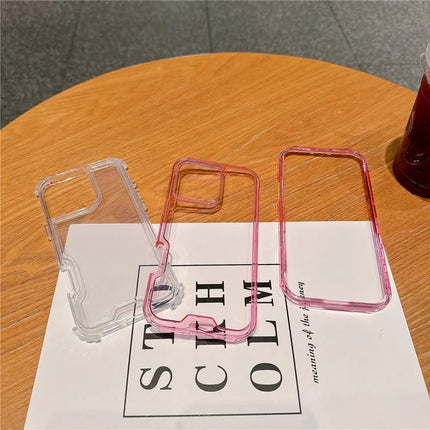 For iPhone 16 Pro Case Detachable 2-in-1 TPU+PC Clear Drop-Proof Phone Cover