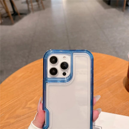 For iPhone 16 Pro Case Detachable 2-in-1 TPU+PC Clear Drop-Proof Phone Cover