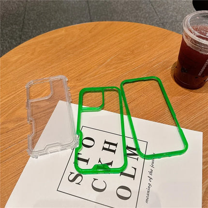 For iPhone 16 Pro Case Detachable 2-in-1 TPU+PC Clear Drop-Proof Phone Cover