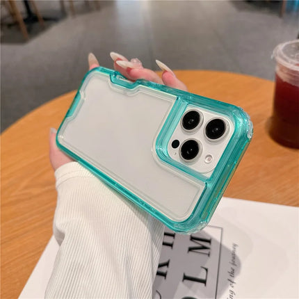 For iPhone 16 Pro Max Case Detachable 2-in-1 TPU+PC Clear Drop-Proof Phone Cover