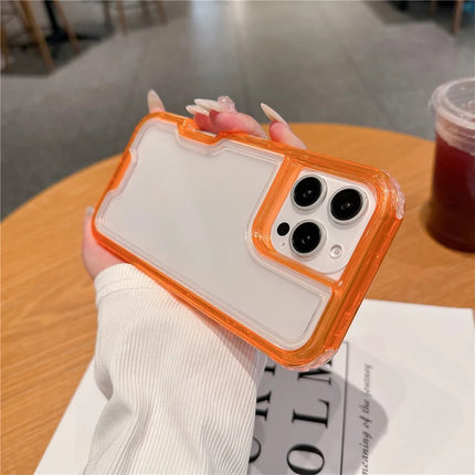 For iPhone 16 Pro Max Case Detachable 2-in-1 TPU+PC Clear Drop-Proof Phone Cover