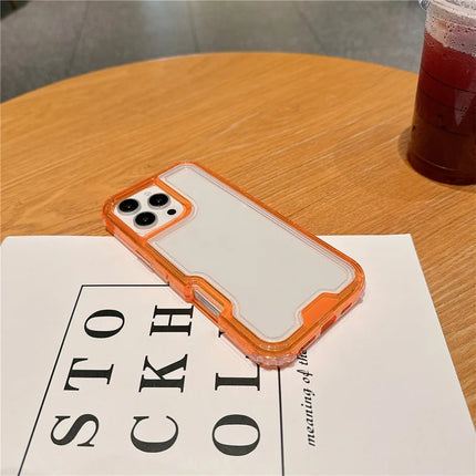 For iPhone 16 Pro Max Case Detachable 2-in-1 TPU+PC Clear Drop-Proof Phone Cover