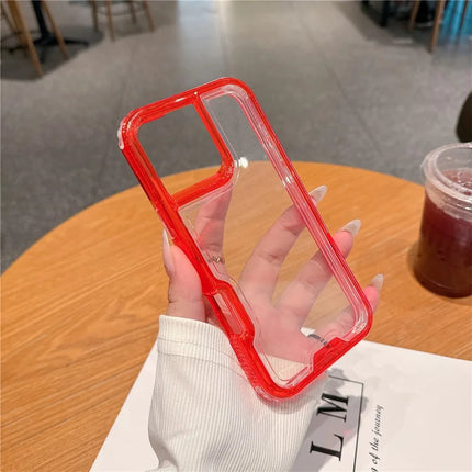 For iPhone 16 Pro Max Case Detachable 2-in-1 TPU+PC Clear Drop-Proof Phone Cover