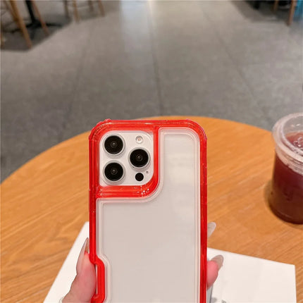 For iPhone 16 Pro Max Case Detachable 2-in-1 TPU+PC Clear Drop-Proof Phone Cover