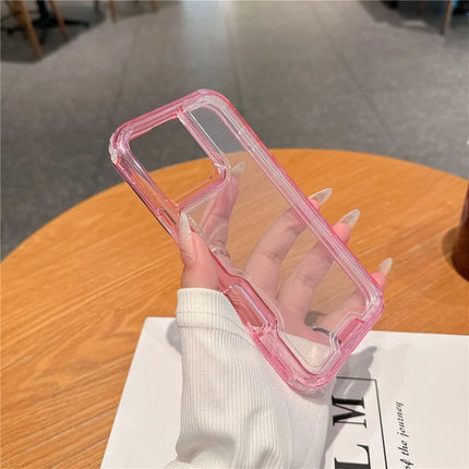 For iPhone 16 Pro Max Case Detachable 2-in-1 TPU+PC Clear Drop-Proof Phone Cover