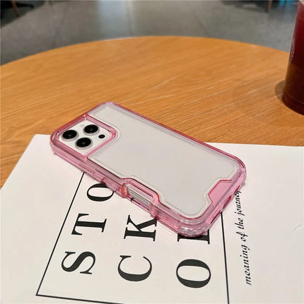 For iPhone 16 Pro Max Case Detachable 2-in-1 TPU+PC Clear Drop-Proof Phone Cover