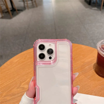 For iPhone 16 Pro Max Case Detachable 2-in-1 TPU+PC Clear Drop-Proof Phone Cover