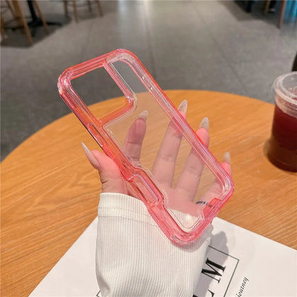 For iPhone 16 Pro Max Case Detachable 2-in-1 TPU+PC Clear Drop-Proof Phone Cover