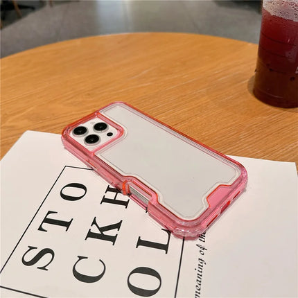 For iPhone 16 Pro Max Case Detachable 2-in-1 TPU+PC Clear Drop-Proof Phone Cover