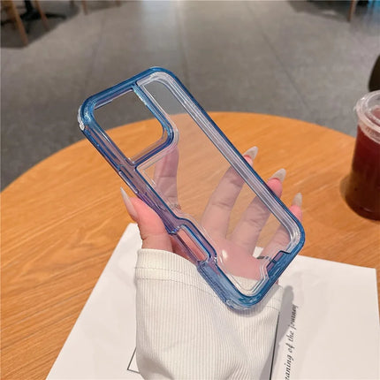 For iPhone 16 Pro Max Case Detachable 2-in-1 TPU+PC Clear Drop-Proof Phone Cover