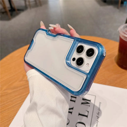 For iPhone 16 Pro Max Case Detachable 2-in-1 TPU+PC Clear Drop-Proof Phone Cover