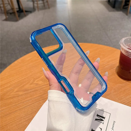 For iPhone 16 Pro Max Case Detachable 2-in-1 TPU+PC Clear Drop-Proof Phone Cover