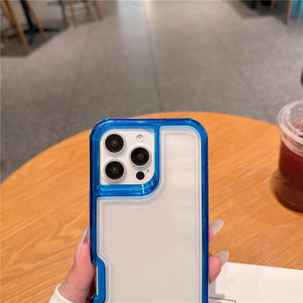 For iPhone 16 Pro Max Case Detachable 2-in-1 TPU+PC Clear Drop-Proof Phone Cover